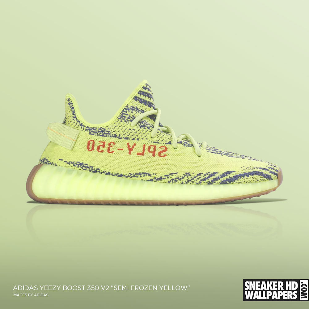 – Your favorite sneakers 4K, Retina, Mobile and HD wallpaper resolutions! » Blog Archive Adidas Yeezy Boost 350 V2 "Semi Frozen Yellow" wallpaper! - SneakerHDWallpapers.com - Your favorite sneakers in