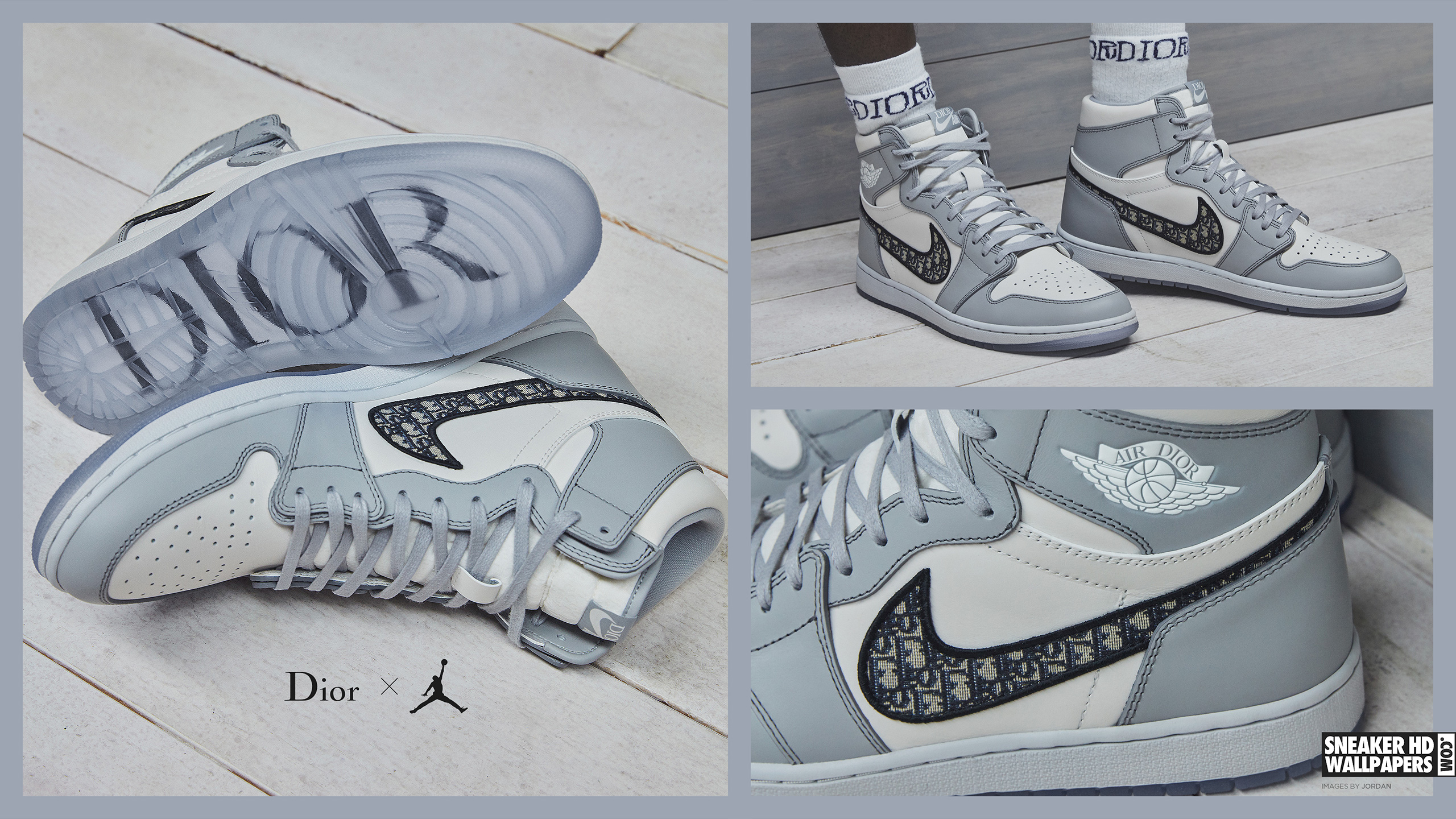 sepatu jordan x dior