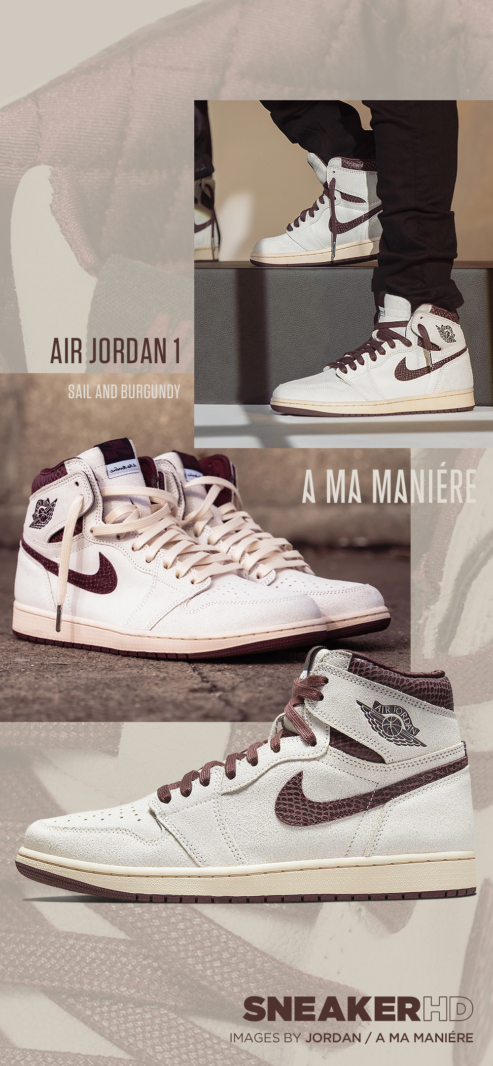  – Your favorite sneakers in 4K, Retina, Mobile and  HD wallpaper resolutions! » Blog Archive Air Jordan 1 x A Ma Maniere  wallpaper!  - Your favorite sneakers in 4K,