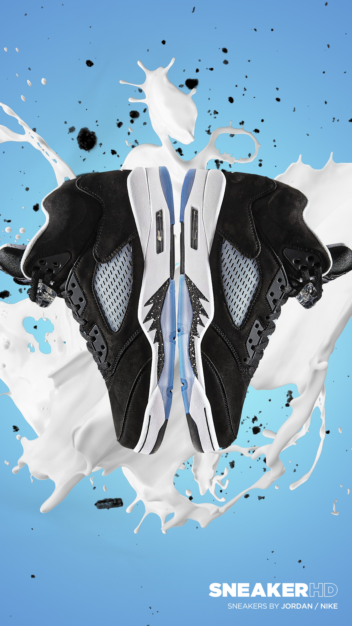  – Your favorite sneakers in 4K, Retina, Mobile and  HD wallpaper resolutions! » Blog Archive NEW Air Jordan 5 Oreo wallpaper &  poster!  - Your favorite sneakers in 4K,